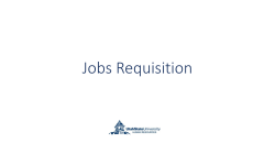 Jobs Requisition - USU Human Resources