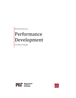Manager`s Performance Development Toolkit