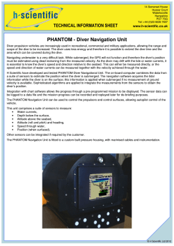 PHANTOM - Diver Navigation Unit