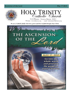 May 17, 2015 - Holy Trinity Catholic Church