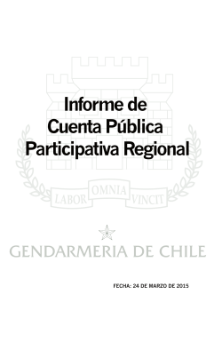 Informe de Cuenta PÃºblica Participativa Regional