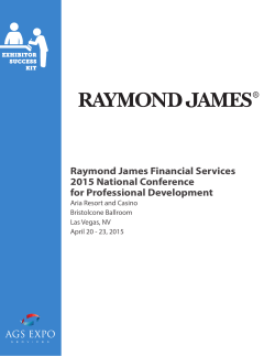 Raymond-James-2015-S.. - HUB | AGS Expo Services