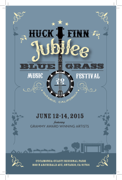 Program Guide - Huck Finn Jubilee