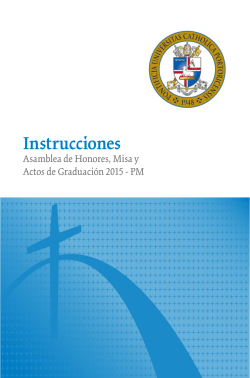 Instrucciones GraduaciÃ³n P.M. Escuela de Arquitectura y Colegios