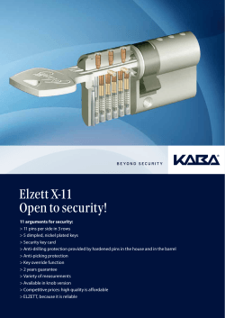 Elzett X-11 Open to security!