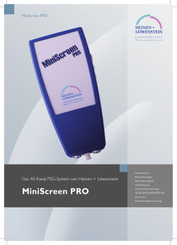 MiniScreen PRO - Heinen + LÃ¶wenstein