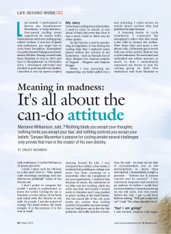It``s all about the can-do attitude