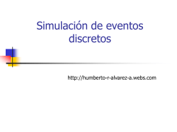 SimulaciÃ³n de Eventos Discretos - Ing. Humberto R. Alvarez A., Ph. D.