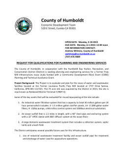 County of Humboldt - Humboldt Bay Harbor District