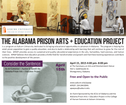 The Alabama Prison Arts + Education Project