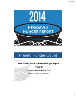 Fresno Hunger Count