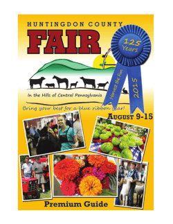 Fair Premium Book.indd - Huntingdon County Fair