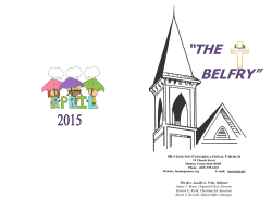 April 2015 - Huntington Congregational Church