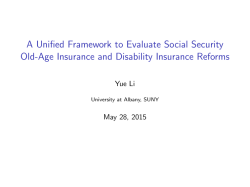 A Unified Framework to Evaluate Social Security Old