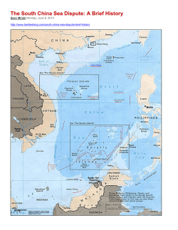 The South China Sea Dispute: A Brief History