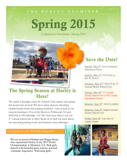Spring 2015 - Hurley School of Irish Dance