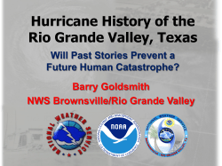 A Hurricane History of the Rio Grande Valley