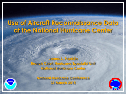 Release of Hurricane Guidance Products