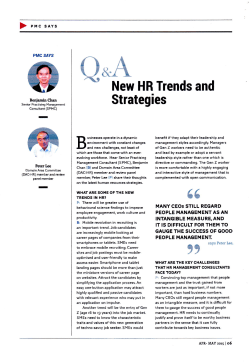 New HR Trends and Strategies