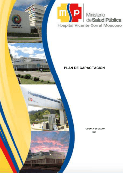 Plan de CapacitaciÃ³n - Hospital Vicente Corral Moscoso