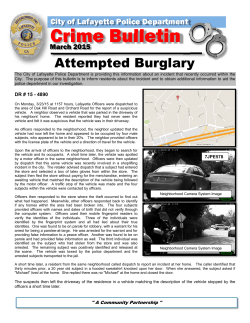 Attempted Burglary