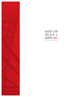 Construction Brochure - Harrison Walker & Harper