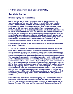 Hydranencephaly and Cerebral Palsy by Alicia Harper