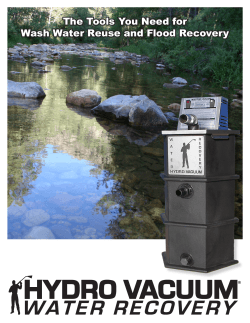 Hydro Vacuum Brochure - Hydro