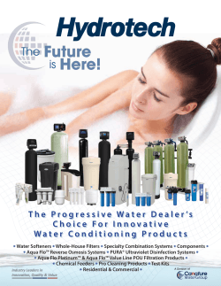 The Progressive Water Dealer`s Choice For Innovative