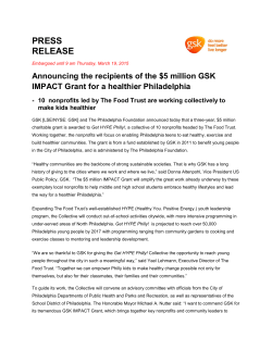 PRESS RELEASE - Get HYPE Philly!