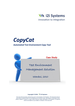 i2i CopyCat Case Study