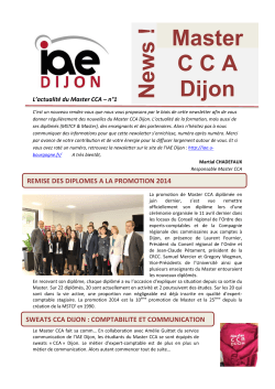 Mai 2015 - IAE Dijon