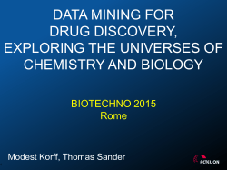 Data Mining for Drug Discovery