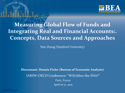 Measuring Global Flow of Funds and Integrating Real and