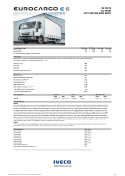 ML75E16 VI Truck Driveaway Curtain Side Body