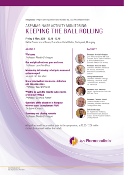 KEEPING THE BALL ROLLING - 26th Annual Meeting of the