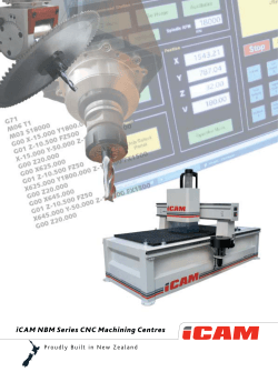 NBM Brochure 05 - iCAM CNC Routers