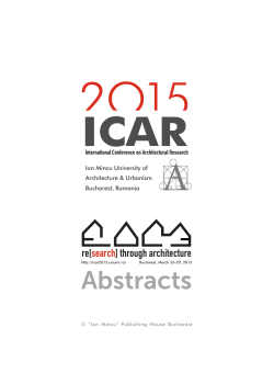 Abstracts - ICAR 2015 - Home