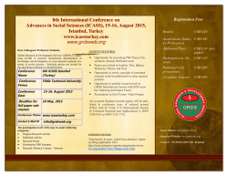8th International Conference on Advances in Social Sciences (ICASS)