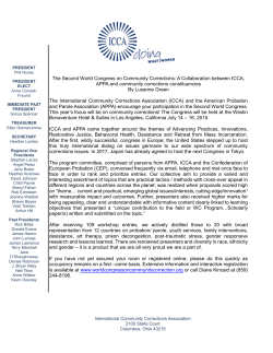 Elegant Letter - International Community Corrections Association