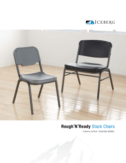 Rough"N"Ready Stack Chairs