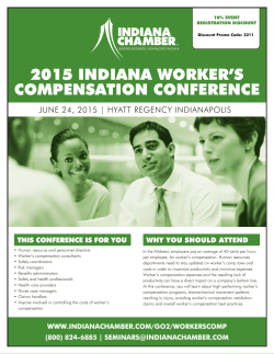 2015 indiana worker`s compensation conference