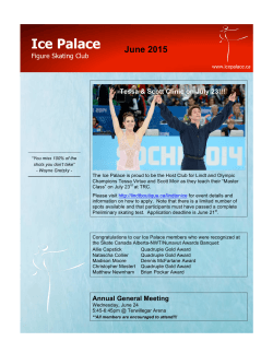 June Newsletter - Ice Palace FSC