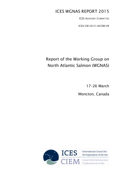 Report of the Working Group on North Atlantic Salmon (WGNAS)