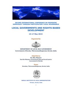 local governments and rights-based development