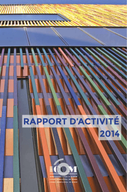 RAPPORT D`ACTIVITÃ© 2014 - The International Council of Museums