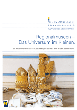 Programm Museumstag 2015