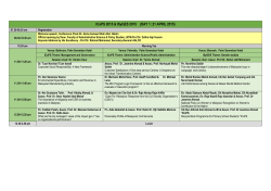ICoPS 2015 & ISyGES 2015 (DAY 1: 21 APRIL 2015)