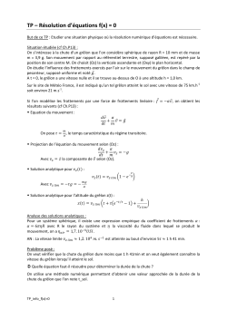 TP â RÃ©solution d`Ã©quations f(x) = 0
