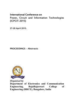 International Conference on Power, Circuit and Information